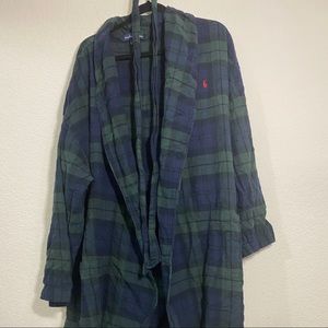 POLO Ralph Lauren  Plaid Cotton Robe
